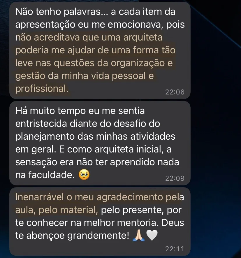 Print de depoimento de cliente do Método OGP